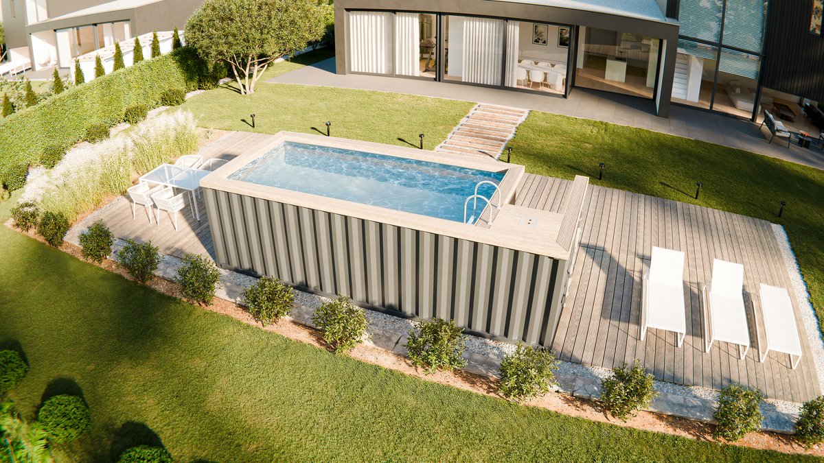 Containerpool 6 m Detail